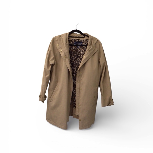 🎉🎉Host Pick 1/4 🎉🎉Lands' End Hooded Trench w/Removable Liner - Picture 4 of 7